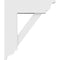 Ekena Millwork Standard Traditional Architectural Grade PVC Bracket with Traditional Ends, 3"W x 12"D x 14"H BKTP03X12X14TRA01 - alternate 4